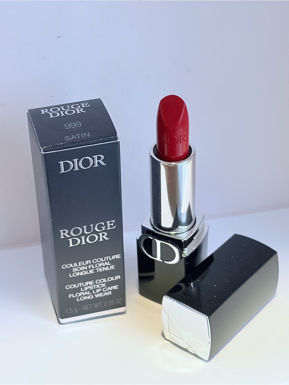 Dior Rouge Dior-  999 SATIN                 MINI TRAVEL SIZE NIB